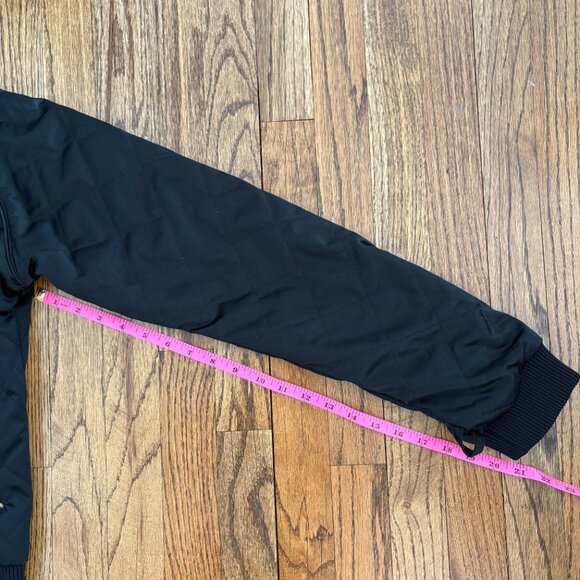 Reversible Black and Animal Print Women's Jacket Size Small - Picture 9 of 9